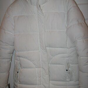 Amazon Battery Heated Insulated Parka NO BATTERY Women's Medium White